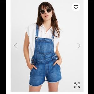 Madewell adirondack short overalls ❤️